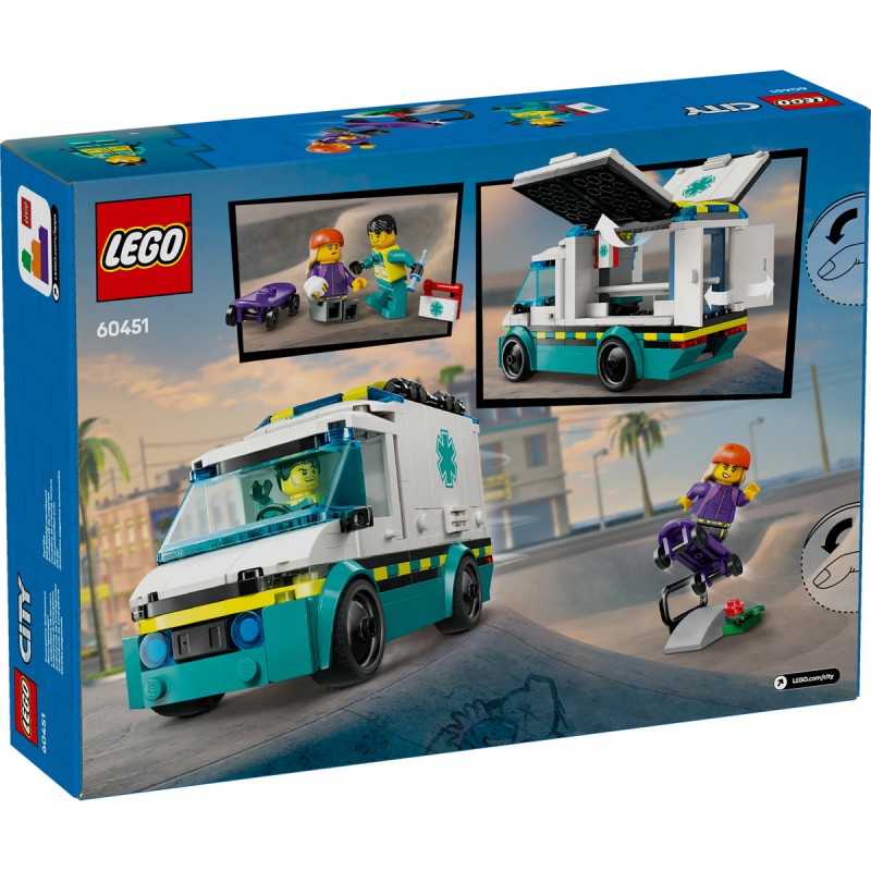 LEGO City - Ambulanta de urgente - 60451