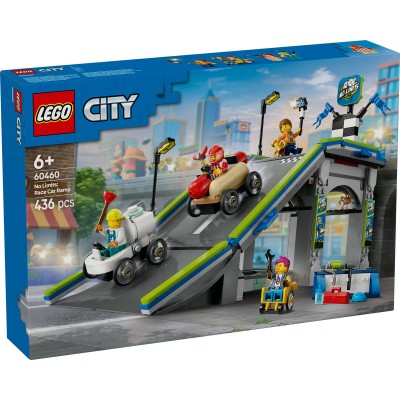LEGO City - Fara limite: Rampa pentru curse de masini - 60460