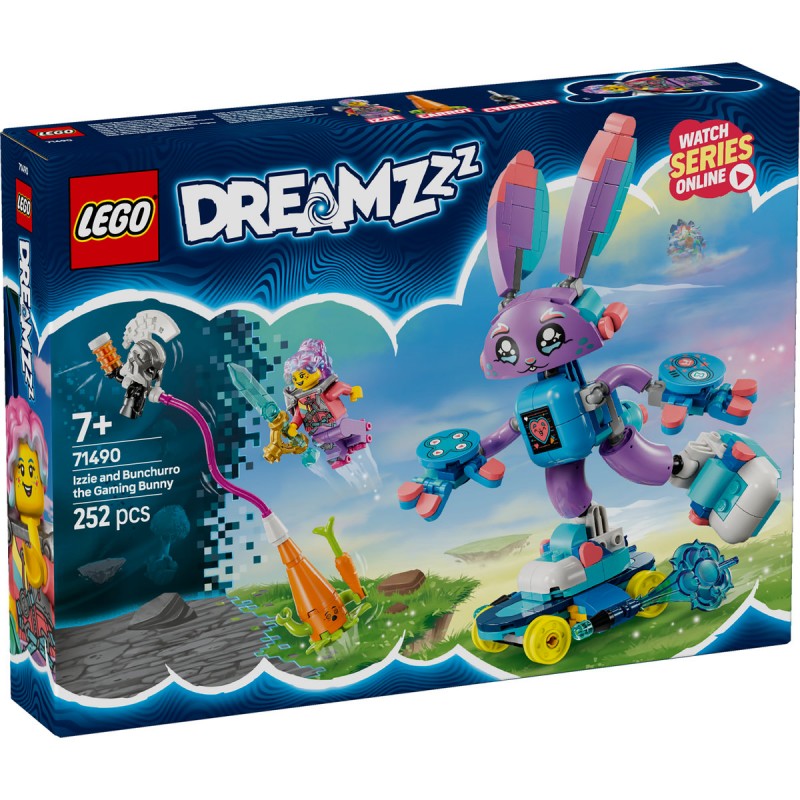LEGO DREAMZzz - Izzie si iepurasul de gaming Bunchurro - 71490
