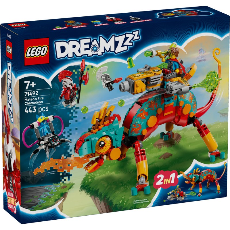 LEGO DREAMZzz - Cameleonul de foc al lui Mateo - 71492