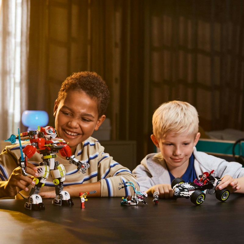 LEGO DREAMZzz - Robotul tigru al lui Cooper si masina hot rod a lui Zero - 71497