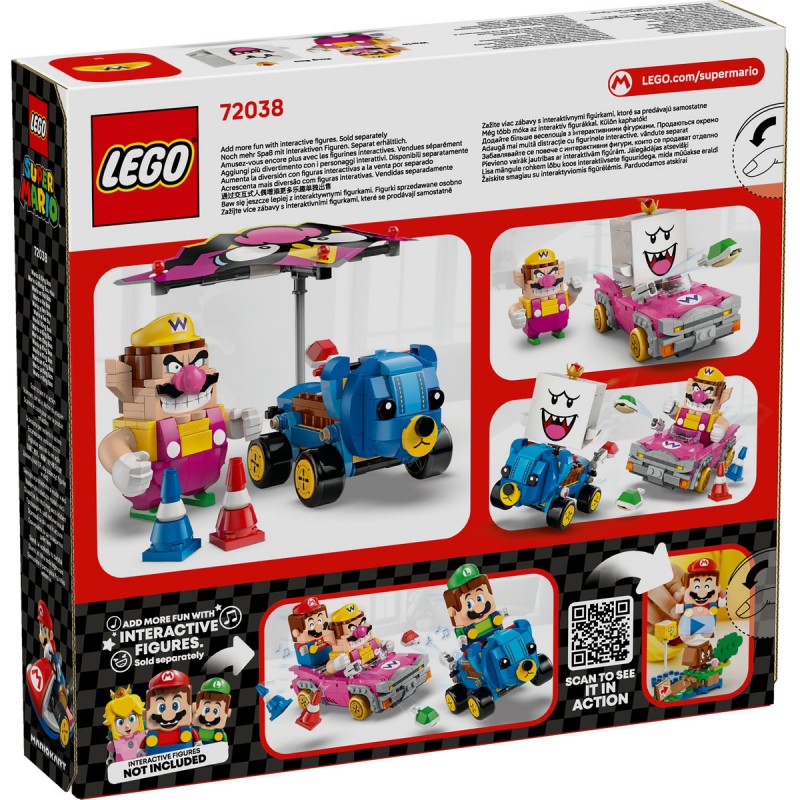 LEGO Super Mario - Mario Kart – Wario si King Boo - 72038