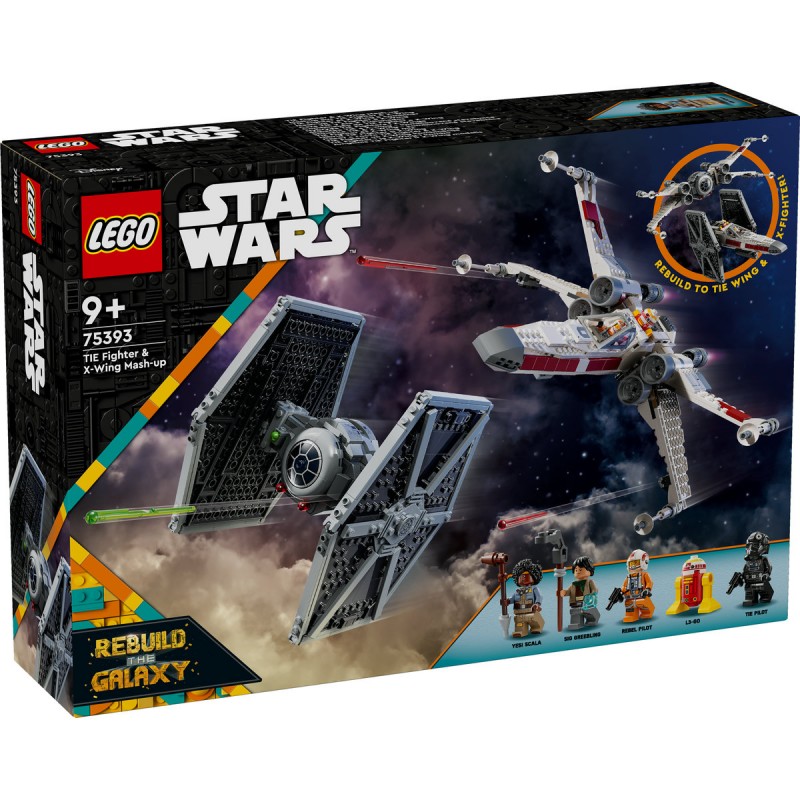 LEGO Star Wars - Hibrid TIE Fighter si X-Wing - 75393