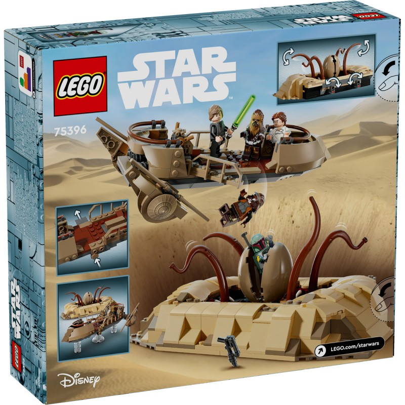 LEGO Star Wars - Schif de desert si Groapa lui Sarlacc - 75396
