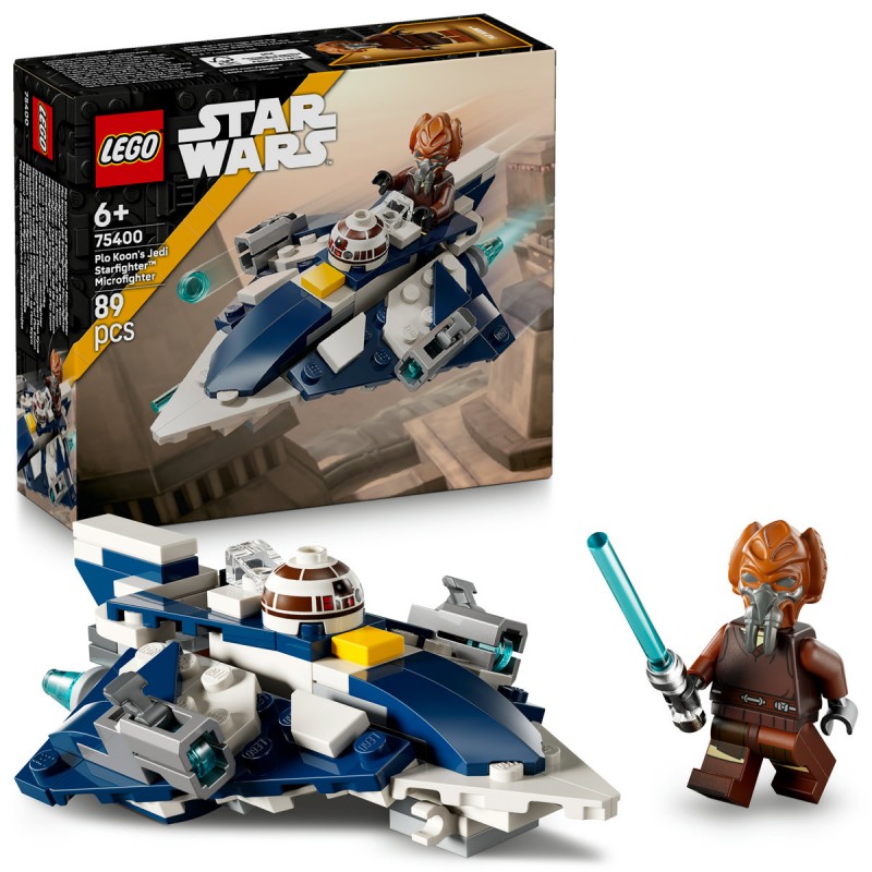 LEGO Star Wars - Micronava de luptă Jedi Starfighter a lui Plo Koon - 75400