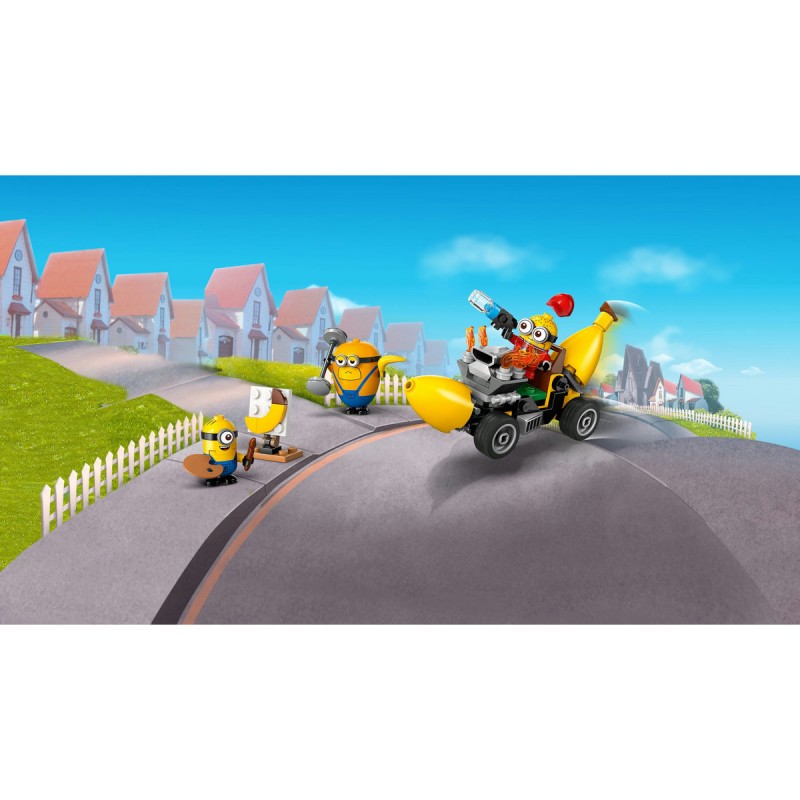 LEGO Minions - Minionii si masina-banana - 75580
