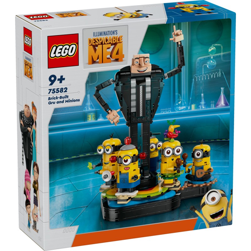 LEGO Minions - Gru si minionii din caramizi - 75582
