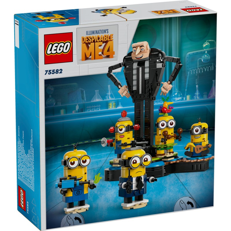 LEGO Minions - Gru si minionii din caramizi - 75582