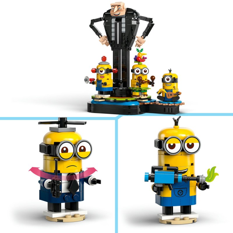 LEGO Minions - Gru si minionii din caramizi - 75582