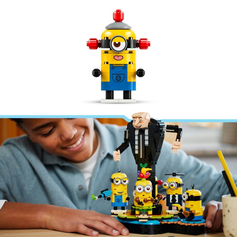 LEGO Minions - Gru si minionii din caramizi - 75582