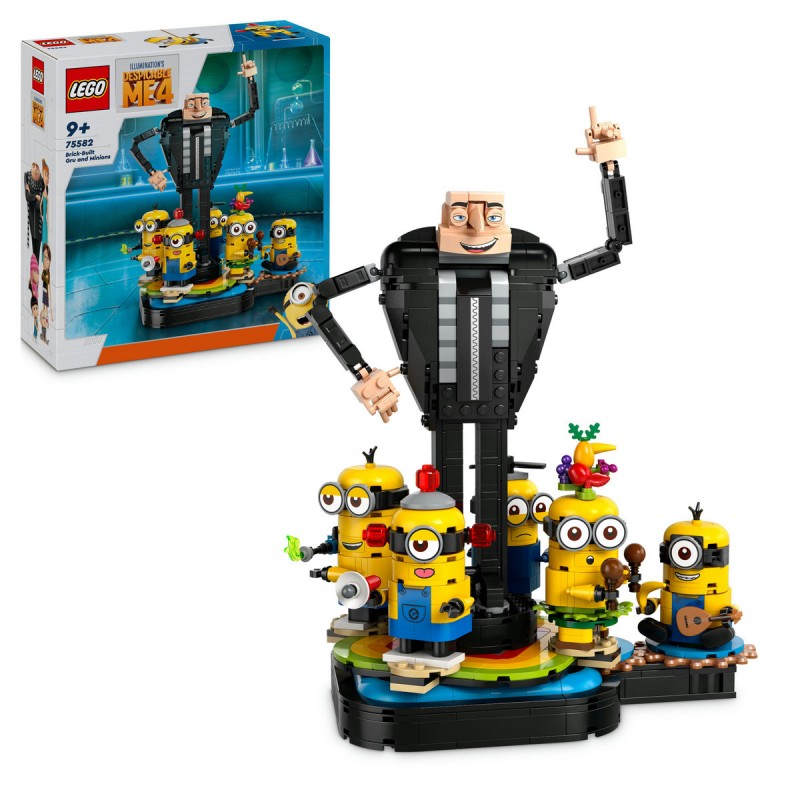 LEGO Minions - Gru si minionii din caramizi - 75582