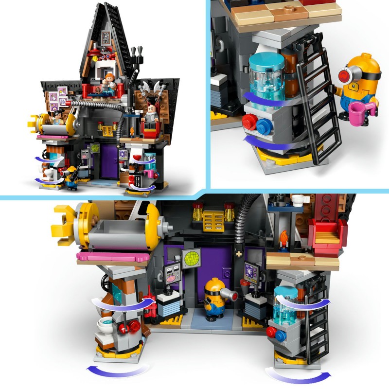 LEGO Minions - Resedinta de familie a lui Gru si a minionilor - 75583