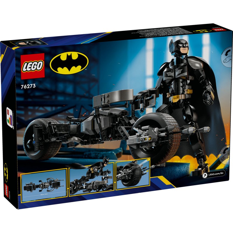 LEGO DC Super Heroes - Figurina de constructie Batman™ si motocicleta Bat-Pod - 76273