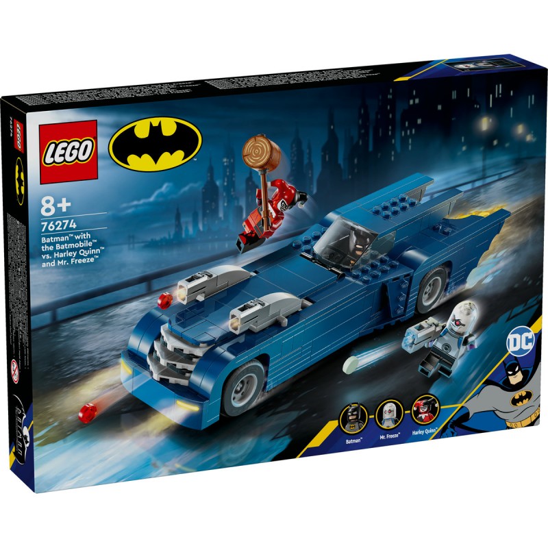 LEGO DC Super Heroes - Batman™ cu  Batmobile™ vs Harley Quinn™ si Mr. Freeze™ - 76274