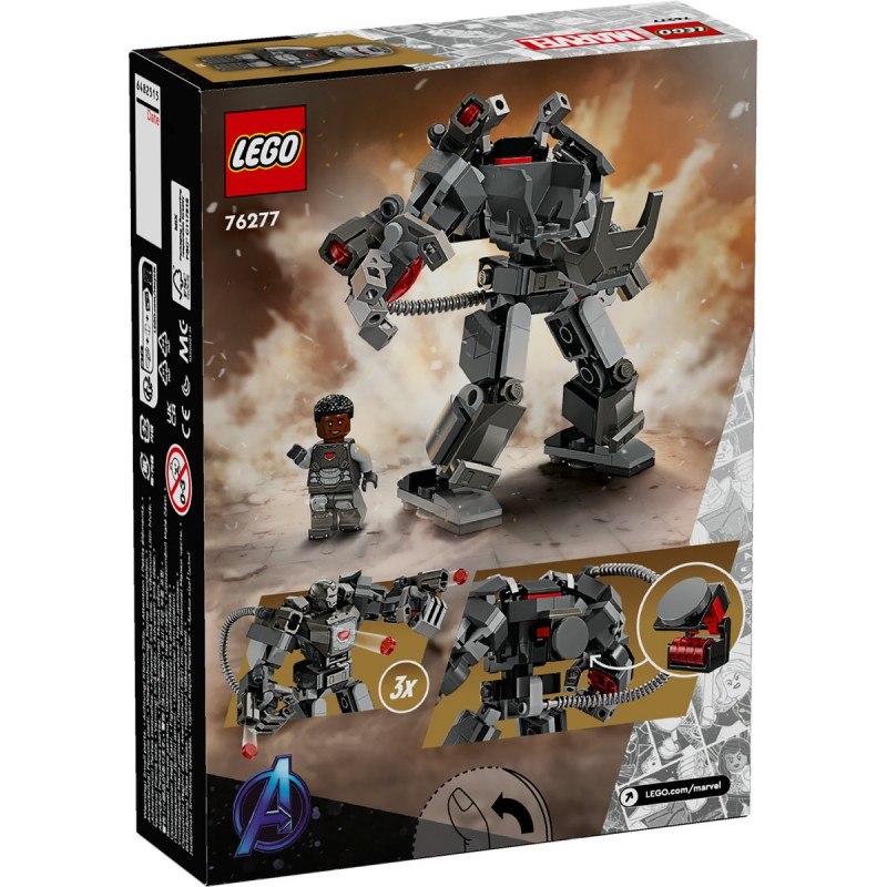 LEGO Marvel Super Heroes - Armura de robot a lui War Machine - 76277