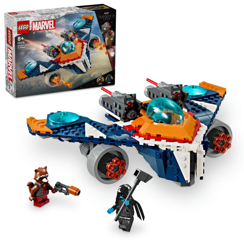 LEGO Marvel Super Heroes - Avionul de lupta al lui Rocket vs Ronan - 76278