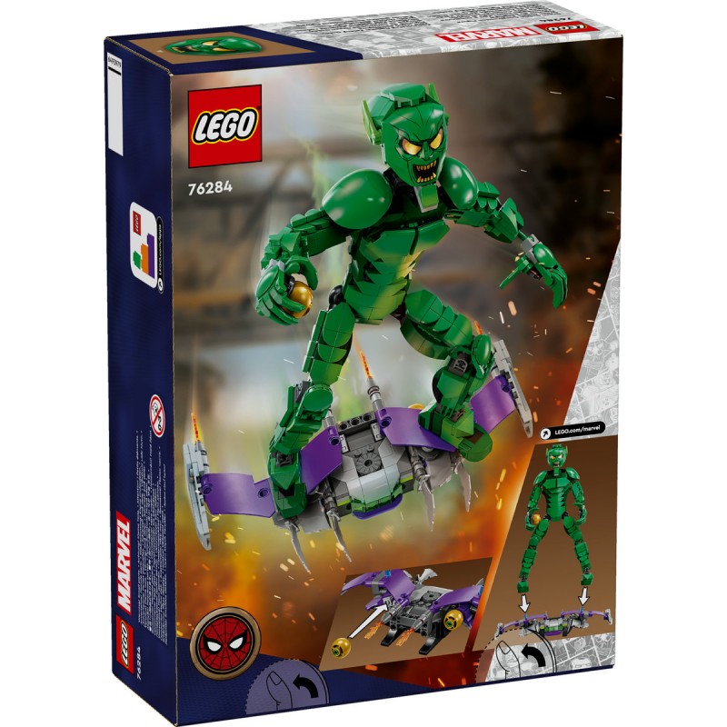 LEGO Marvel Super Heroes - Figurina de constructie Green Goblin - 76284