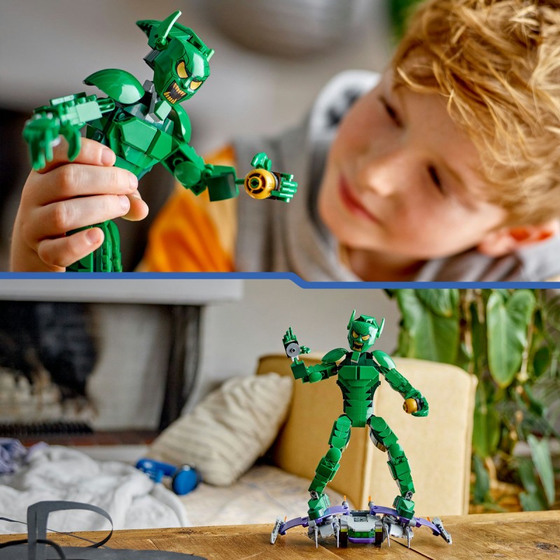 LEGO Marvel Super Heroes - Figurina de constructie Green Goblin - 76284