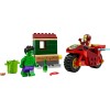 LEGO Marvel Super Heroes - Iron Man cu motocicleta si Hulk - 76287