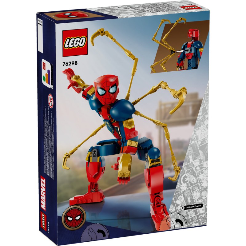 LEGO Marvel Super Heroes - Figurina de constructie Omul Paianjen de fier - 76298