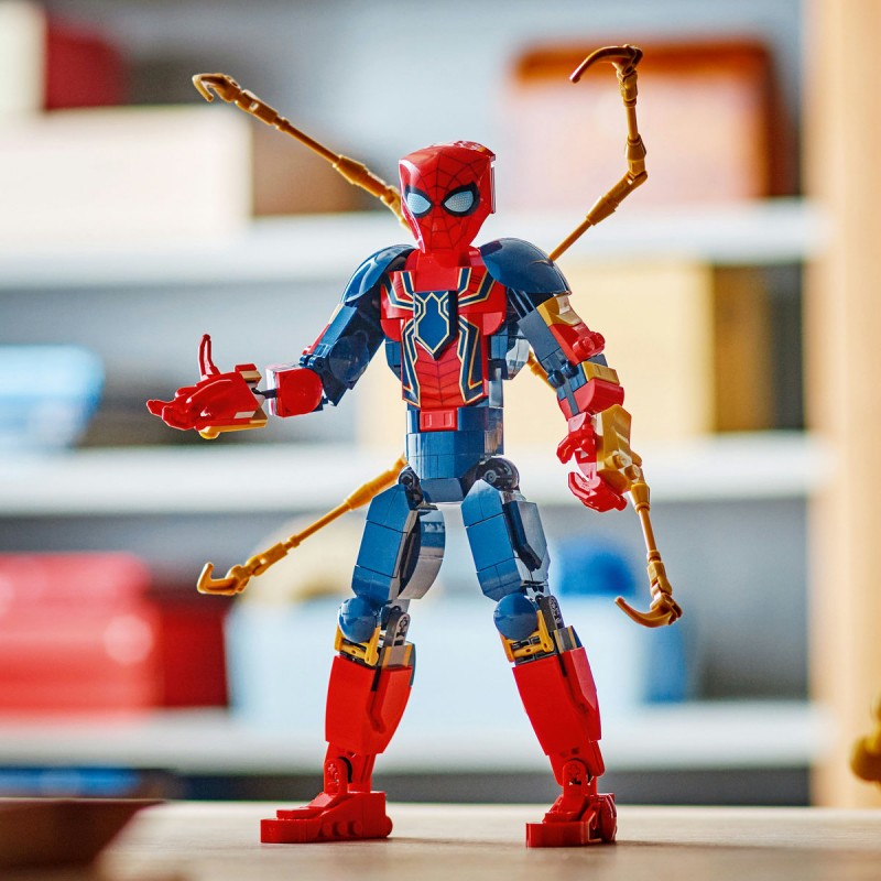 LEGO Marvel Super Heroes - Figurina de constructie Omul Paianjen de fier - 76298