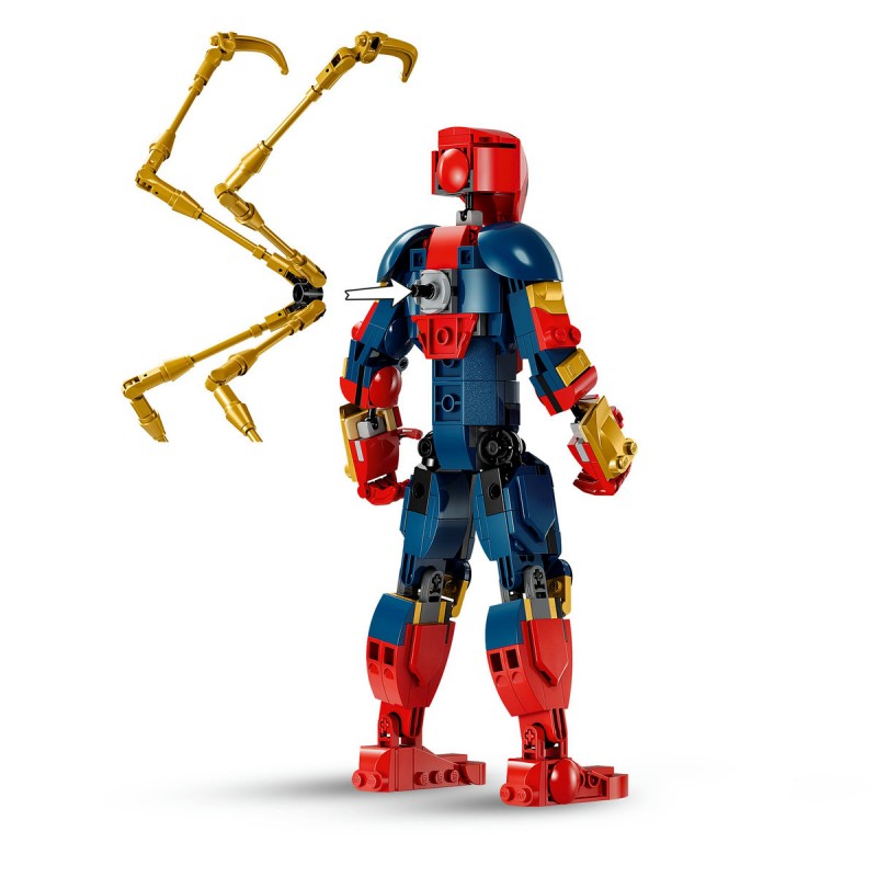 LEGO Marvel Super Heroes - Figurina de constructie Omul Paianjen de fier - 76298