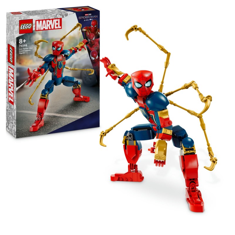 LEGO Marvel Super Heroes - Figurina de constructie Omul Paianjen de fier - 76298