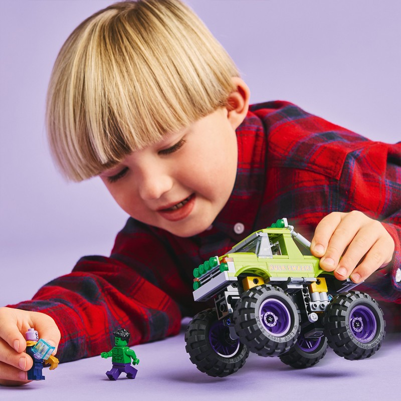 LEGO Marvel Super Heroes - Hulk în vehicul de teren contra lui Thanos - 76312