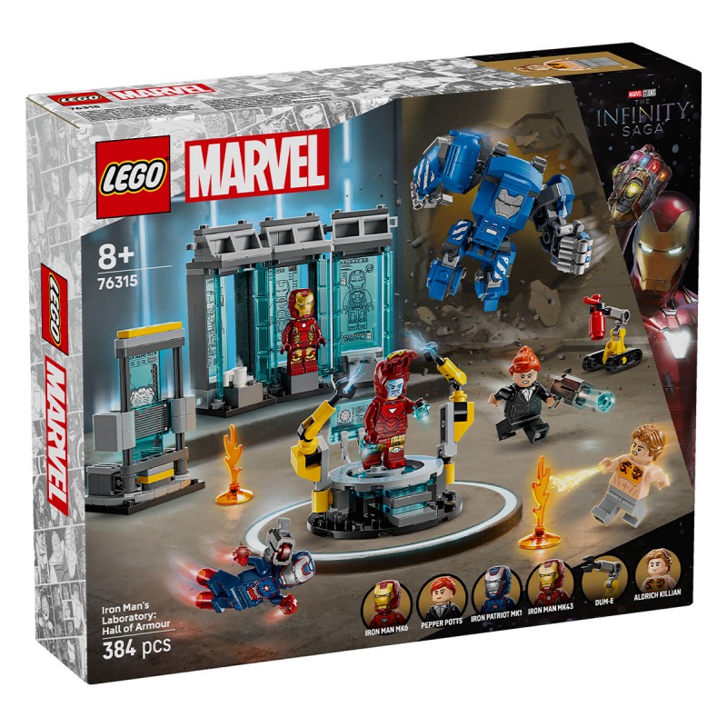 LEGO Marvel Super Heroes - Laboratorul lui Iron Man: Sala armurilor - 76315