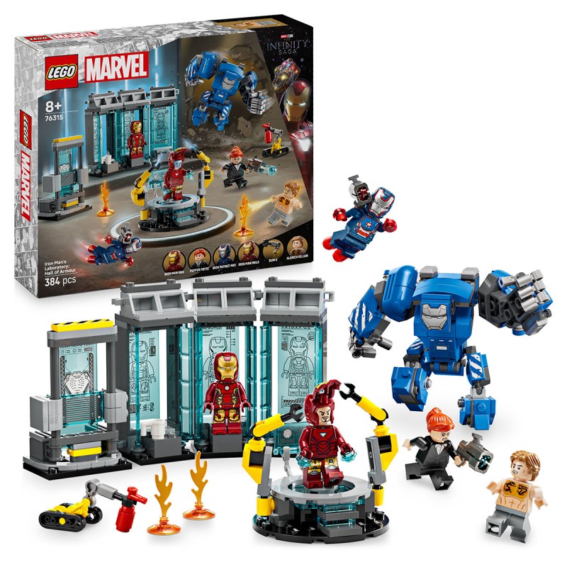 LEGO Marvel Super Heroes - Laboratorul lui Iron Man: Sala armurilor - 76315