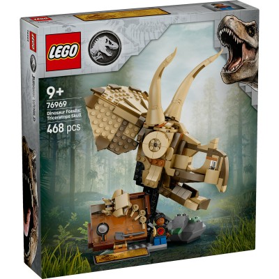 LEGO Jurassic World - Fosile de dinozaur: craniu de Triceratops - 76969