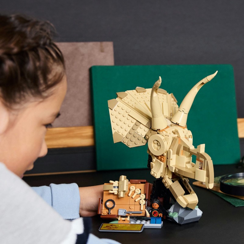 LEGO Jurassic World - Fosile de dinozaur: craniu de Triceratops - 76969