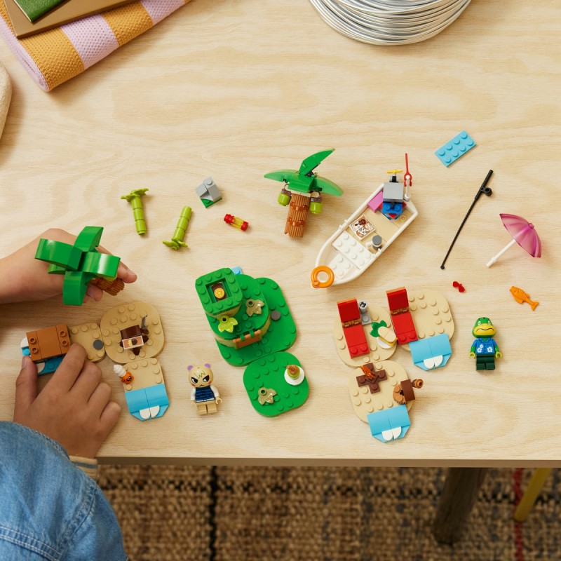 LEGO Animal Crossing - Turul insulei cu barca lui Kappn - 77048