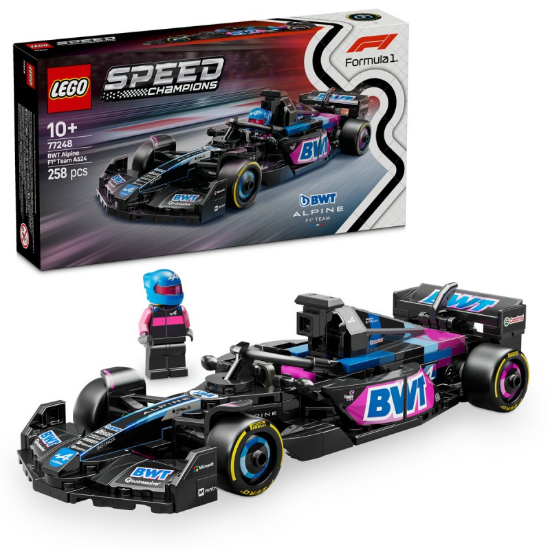 LEGO Speed Champions - Masina de curse BWT Alpine F1® Team A524 - 77248