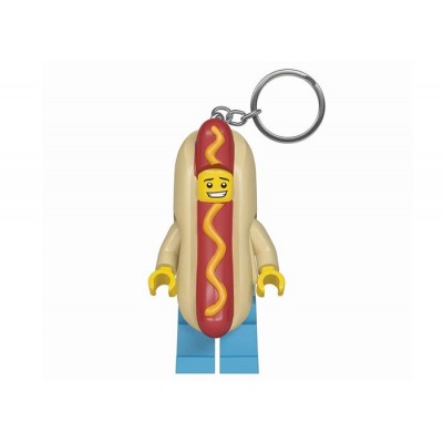 Lampi si brelocuri cu LED - Breloc cu lanterna LEGO Baiatul Hot Dog - LGL-KE119