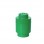 Cutii depozitare - Cutie depozitare rotunda LEGO 1 verde inchis - 40301734