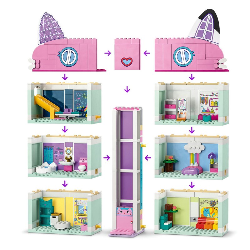 LEGO Gabby s Dollhouse - Casa de papusi a lui Gabby - 10788