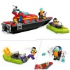 LEGO City - Barca de salvare a pompierilor - 60373