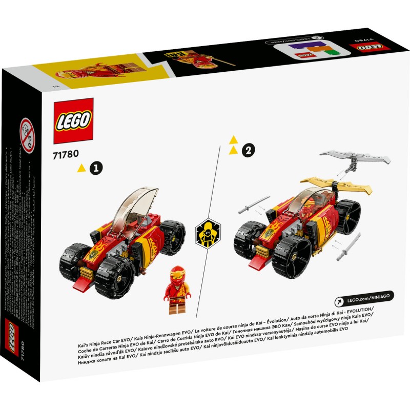LEGO Ninjago - Masina de curse EVO ninja a lui Kai - 71780