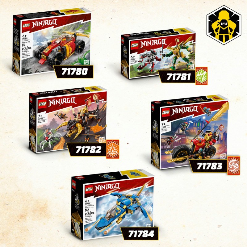 LEGO Ninjago - Masina de curse EVO ninja a lui Kai - 71780
