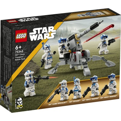 LEGO Star Wars - Pachet de lupta Clone Troopers divizia 501 - 75345
