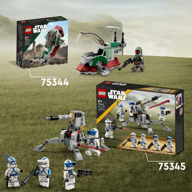 LEGO Star Wars - Pachet de lupta Clone Troopers divizia 501 - 75345